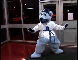 NHL Saint Louis Blues Hockey mascot Louie visits Karate STL