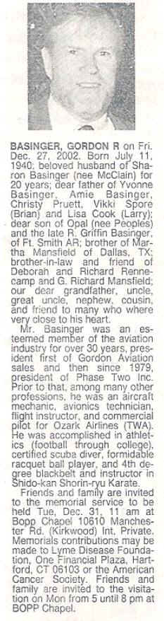 R.G. Basinger obit